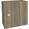 SAVINIDUE MOBILE PENSILE CUBO PER BAGNO MULTIUSO L45xP15x45H SAVINIDUE 1 ANTA ROVERE 45x45