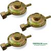 X3 REGOLATORE GAS GPL TARATURA FISSA 29 MBAR 1 KG/H PER GAS GPL PROPANO BOMBOLA