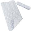Relaxdays Tappetino Antiscivolo per Vasca da Bagno, Extra Grande, con Ventose, L