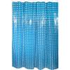 MSV, Tenda da doccia, PVC, Rivestimento antibatterico, 100% vinile, Anelli inclu