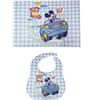 Disney Set Asilo bavetta + tovaglietta plastificata Minnie e Mickey