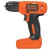 BLACK+DECKER TRAPANO AVVITATORE CON BATTERIA LITIO 7,2V (BDCD8QW) 1 batteria al litio da ...