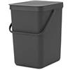 Brabantia Pattumiera, Grigio, 25 Litri