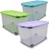 Box storage scatola contenitore plastica salvaspazio multicolore 60X40X36 Nuovo