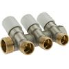 TDM COLLETTORE DI DISTRIBUZIONE CON VITONI DI CHIUSURA- 3/4 x 1/2 4 Vie- TDMB- pe...