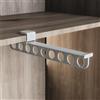 Cecaro Group Portapantaloni Scorrevole per Guardaroba - Barra Retrattile Push Pull