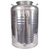 Maffei Fusto Inox per Olio Graffato 50 l Ø 375 mm MMX580H. Maffei