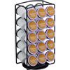 Relaxdays Porta Cialde caffè, Organizer Portacapsule per 30 Capsule Compatibili