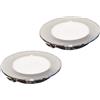 2 Faretti Led Da Incasso NIX NUOVA VERSIONE 2020-2W, 150LM, 220V, Trasformatore