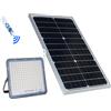 vidoelettronica FARO LED 300W LED CON PANNELLO SOLARE LUCE FREDDA FARETTO CASA GIARDINO IP67