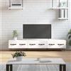 vidaXL Mobile Porta TV Bianco 150x36x30 cm in Legno Multistrato