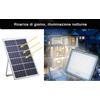 vidoelettronica Faro faretto led con pannello solare 300w SMD luce fredda ip66.crepuscolare