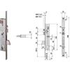 CISA ELETTROSERRATURA DA INFILARE PER MONTANTI CON QUADRO E SCROCCO 16215 mm.35 (...