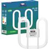 Does not apply Lampade a Risparmio Energetico CFL Da 16 W, 2D a 2 Pin, Lampadine Fluorescenti D