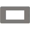 BTICINO MatixGO Placca materiale tecnopolimero Tortora JA4804TD Placca MatixGO 4