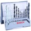 Bosch Professional Set da 15 Pezzi di punte miste, per metallo, legno e pietra,