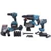 MAKOTA Kit 5 In 1 Brushless Makota Flex Trapano Impulsi Avvitatore Tassellatore
