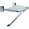Nofer Sedile doccia a parete supporto sedia per disabili inox lucido nofer 15046.B