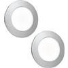 2 PZ Faretti LED Incasso NIX ANIDEA SL-SLN0005 2W 150LM 220V 6000K IP44 Ultrasot