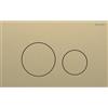 Geberit PLACCA DI COMANDO GEBERIT SIGMA 40 ROUND ACCIAIO INOX OTTONE SPAZZOLATO
