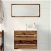 vidaXL Mobile Lavabo da Bagno Legno Antico 60x38,5x48 cm in Truciolato