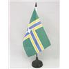 AZ FLAG BANDIERA DA TAVOLO PORTLAND CITY 21x14cm - PICCOLA BANDIERINA OREGON - USA 14 x