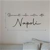 Adesivo casa vacanze Napoli fitto breve bed and breakfast personalizzabile a1262