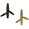 AGB CERNIERE ANUBA BAROCCO IN ACCIAIO- - ø mm.9 mod.132 (E.00132.09.02) bronzato ...