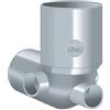 NICOLL Curva WC con 3 Attacchi Nicol Ø 100 x 50 x 50 x 50
