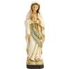 DRW Statuetta vergine di Lourdes in resina dipinta a mano 14 cm