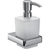 Emco Trend 22100101 - Dispenser per Sapone Liquido, in Vetro Satinato, 155 ml
