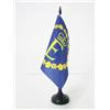 AZ FLAG BANDIERA DA TAVOLO STENDARDO PERSONALE DELLA REGINA ELISABETTA II 15x15cm - PICC