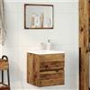 vidaXL Mobile Lavabo da Bagno Legno Antico 41x38,5x45 cm in Truciolato
