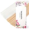 Saussavita 100 bastoncini per diffusore di canne,Diffusore di profumo bastoncini,Colore del