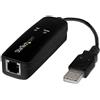 Startech.Com Modem Fax USB 2.0 Black 56K USB56KEMH2
