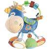 Playgro Cavallo Multiattività con Sonaglio, A partire da 3 mesi, Senza BPA, Playgro Toy Box Cavallo Clip Clop, Blu/Multicolore, 40016