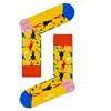 Happy Socks X The Beatles Donna Cotone Pettinato Helping Mani Calze 5.5-9.5 Nwt
