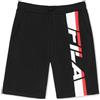 Fila Pantaloncini Uomo Fila Valiversi Graphic Sweat Short Neri, Shorts Sportivi Casua