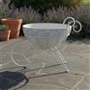 Carrello Portafiori in Metallo Resistente Portavaso a Triciclo per Giardino