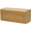 Nedis, Radiosveglia Digitale LED FM con Funzione Snooze / Data e Termometro