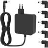 Attnine 65W 45W Universale Portatile Alimentatore Caricatore (5 connettori) per Asus Viv