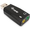 Equip 245320 4015867221730 SCHEDA AUDIO USB 2.0 BK PER WINDOWS 10/8.1/8/7/VISTA/XP