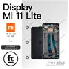 XIAOMI DISPLAY MI 11 LITE 5G ORIGINALE FRAME GREEN VERDE TOUCH SCREEN SCHERMO