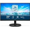 Philips 222V8LA 8712581771690 PHILIPS MONITOR 21,5 LED VA 16:9 FHD 4MS 250 CDM, VGA/DP/H