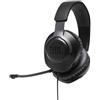 JBLQUANTUM100 6925281969621 JBL QUANTUM 100 - CUFFIE WIRED CON MICROFONO REMOVIB