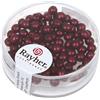 Rayher Perle Cerate Vetro Rinasciment., Opache, Rosso Vino, Scatolina 85Pz, 14446290