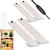Idudu 4 pezzi Lampada per Piante, 540 LEDs Full Spectrum lampade LED Coltivazione, Lam