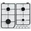 De Longhi Piano Cottura 4 Fuochi a Gas Incasso 60 cm Bianco FFB46ASV