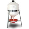 ABBEVERATOIO SIFONE AUTOMATICO PER POLLI GALLINE SERBATOIO PLASTICA 30 LT ACQUA