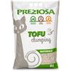 Preziosa Lettiera per Gatti al Tofu Clumping Naturale 5 Litri